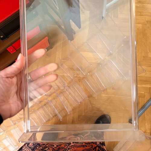 Set of 30 acrylic display stands used (A5-A4)
