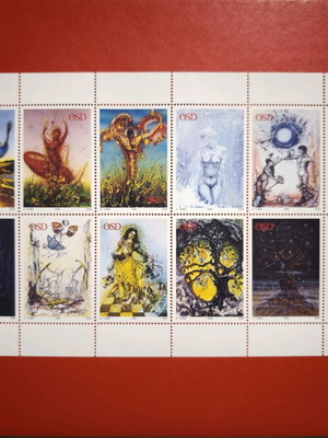 Αυστριακή καλλιτεχνική σειρά γραμματοσήμων σαν καινούργια, πλήρης