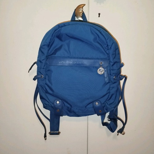 Benetton backpack blue-green like new