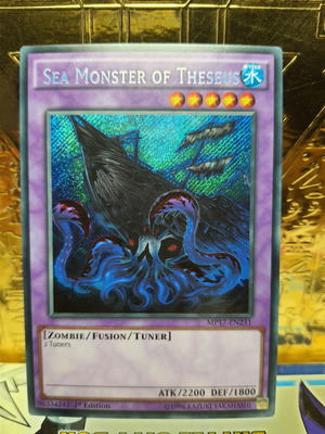 Sea Monster of Theseus Yu-Gi-Oh! card near mint