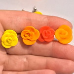 Handmade earrings (roses)