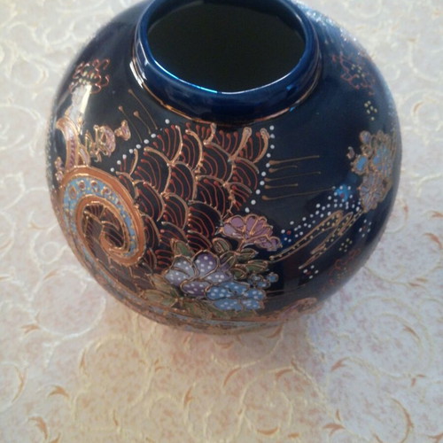 Decorative vase like new with embossed designs