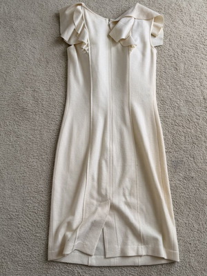 Fendi dress like new, ecru wool, size S