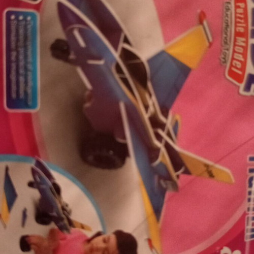 3D Puzzle Model Fighter Plane sealed, new