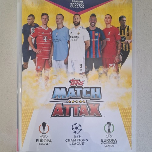Topps Match Attax Champions League 2022-23 Album like new with extra cards