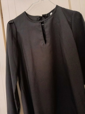 Women's blouse, black, medium, slim fit