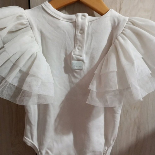 The Tiny Universe bodysuit with tulle like new, for 2-3 years, white