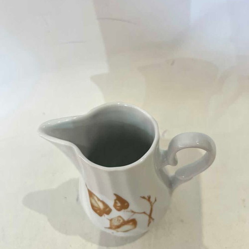 Vintage porcelain milk jug used, made in Bulgaria 10x10.5