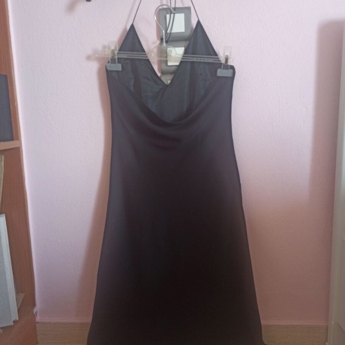 Sisley women's dress black small like new, open back