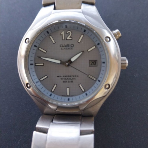 Casio Titanium Lineage Illuminator Watch like new