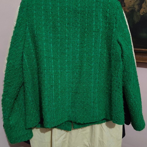Dorothy Perkins green jacket with gold buttons, size M