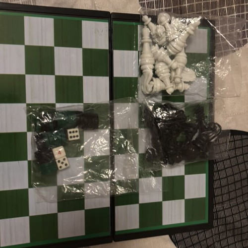 Chess, Backgammon, and Checkers Games like new