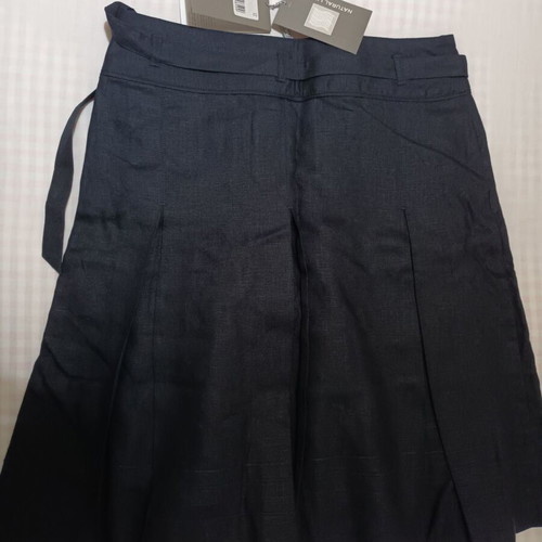Musto pleated skirt new, cotton, black-blue No 12