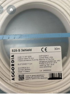 Sat / Tv cable high quality 30 meters new, packaged