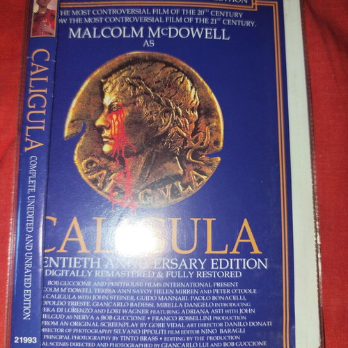 Caligula DVD used with Greek subtitles