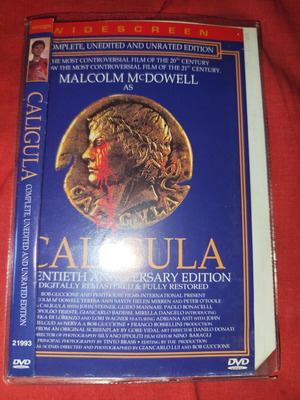 Caligula DVD used with Greek subtitles