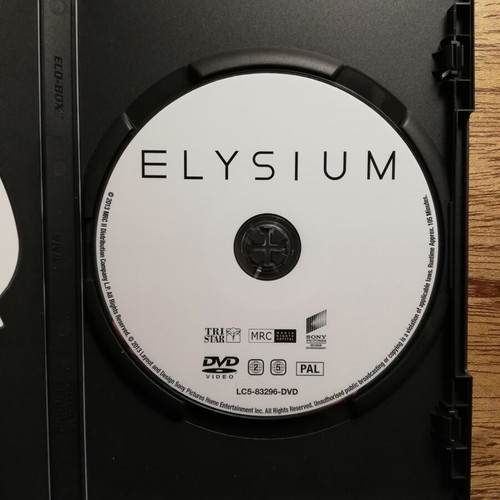 Elysium DVD used with Greek subtitles