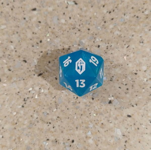 Magic: The Gathering - FINAL FANTASY Prerelease "Crystal" D20 Die