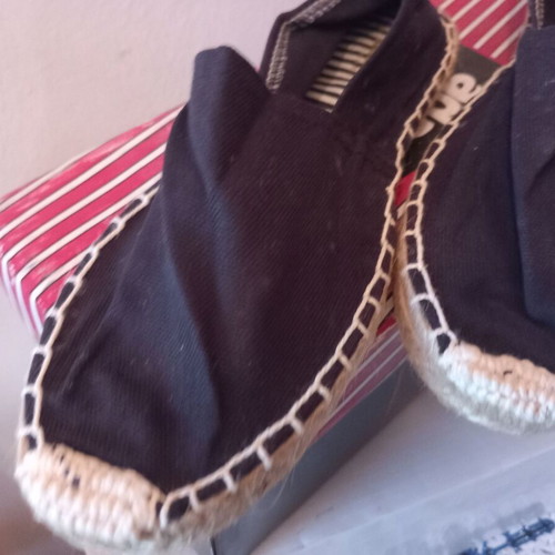 Adam's Shoes blue espadrilles size 37