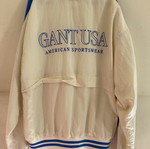 Jacket Gant USA American sportswear new, cream-white with blue details