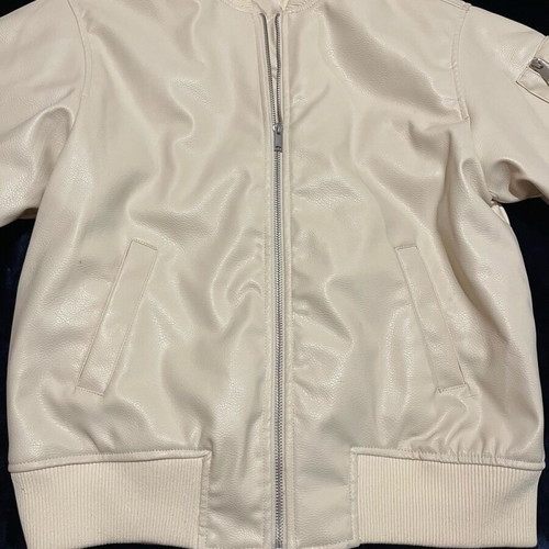 Unisex jacket H&M used few times white beige