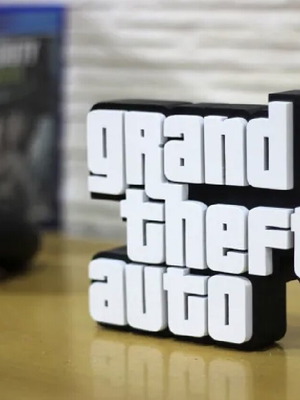 GTA Logo Gaming Accessories 3D Printed New