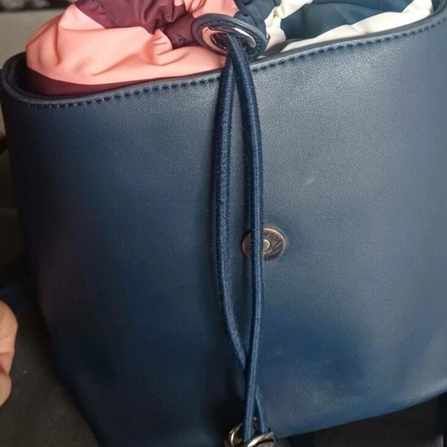 Tommy Jeans backpack bag used, blue with minor wear
