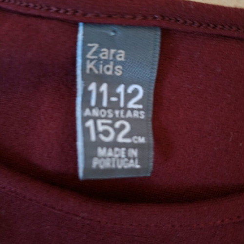 Zara dress burgundy like new with -  2,00 - Vendora.cy