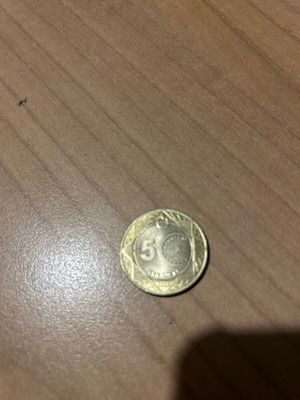 5 Turkish lira coin 2024 new