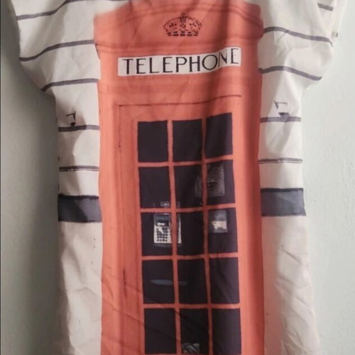 Molly Bracken Dress with London Red Telephone Booth Print used, medium size