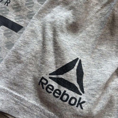 Reebok X UFC Collab Graphic men's T-shirt size M, grey