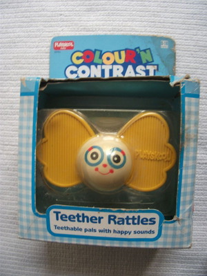 Teether Rattles Playskool нова, рядка дрънкалка от 1980-те
