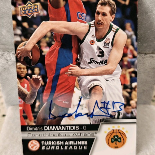 Dimitris Diamantidis Upper Deck Autograph 2015 new