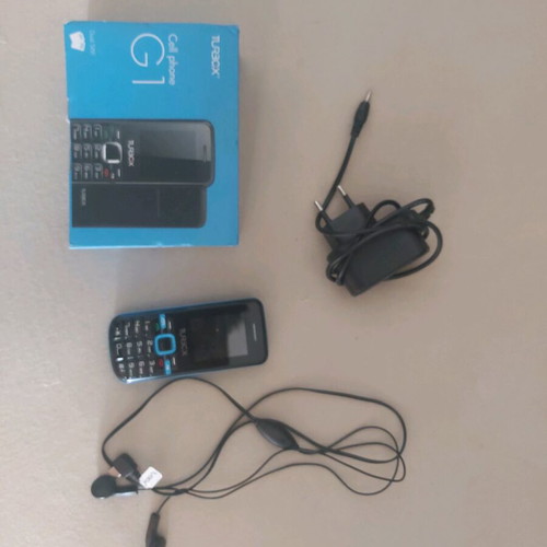 Turbo-x Cell Phone G1 used, blue, with memory card