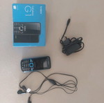 Turbo-x Cell Phone G1 used, blue, with memory card
