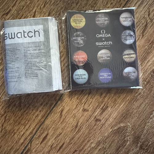 Omega x Swatch MoonSwatch Mission to Neptune watch new, blue