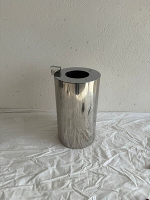 Inox basket used, diameter 15.5cm, height 26.5cm