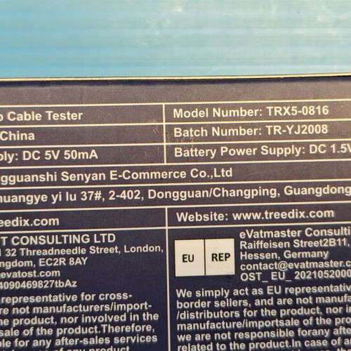 Treedix USB Cable Tester 2.4-Inch Color Display, New