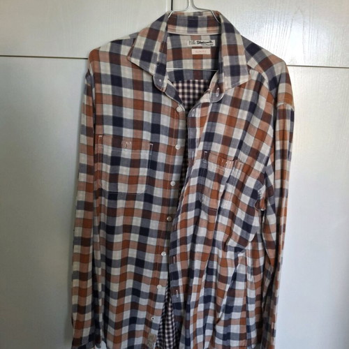 Mango Man H.E. Blacksmith checkered shirt slim fit XL like new