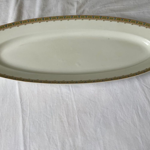 Wm Guerin Limoges Oval Serving Platter used, antique 60 cm