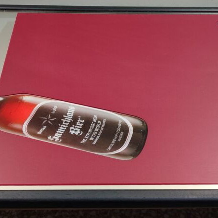 Samichlaus beer promotional mirror like new