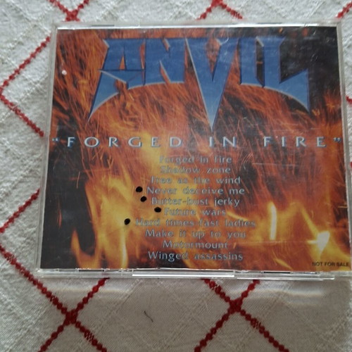 Anvil Forged in Fire CD used, metal album