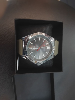 Curren wristwatch new with silicone strap