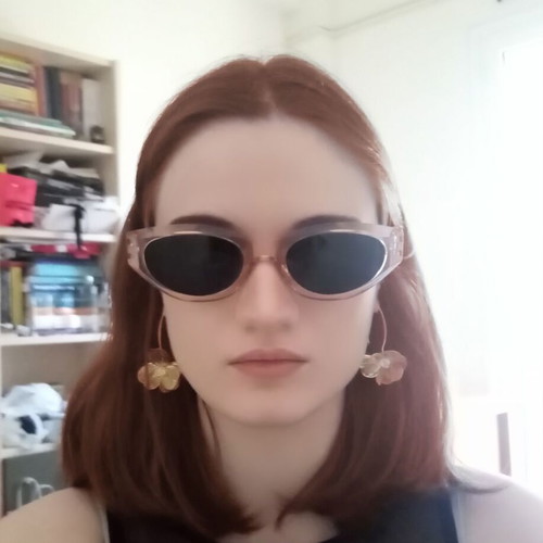 Sunglasses new, black and beige with UV400 protection