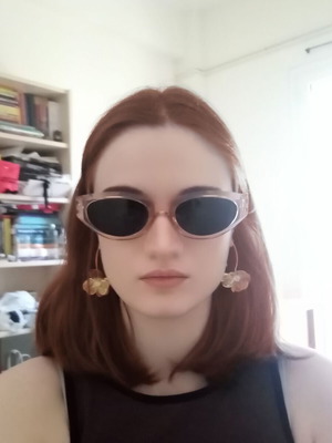 Sunglasses new, black and beige with UV400 protection