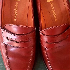 Παπούτσια αντρικά ταμπα Πετρίδης δερμάτινα Νο 7