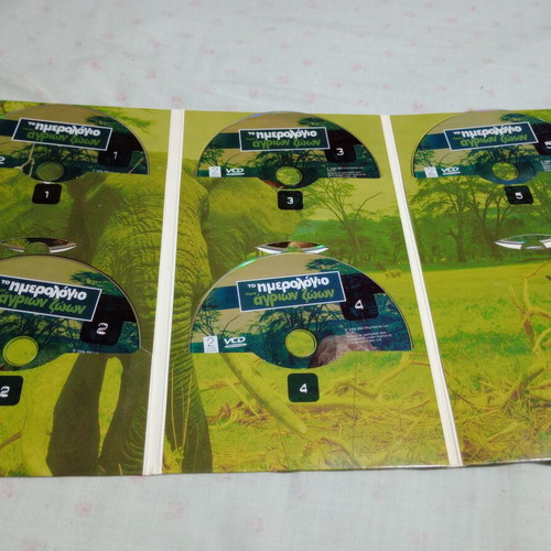 BBC wildlife documentary DVD series, used, 5 DVDs set