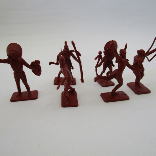 Solpa toy soldiers 6 Indians like new