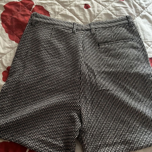 Zara men's shorts, black and white, size L