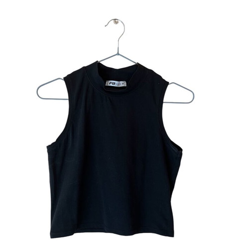 Black tank top used, size M
